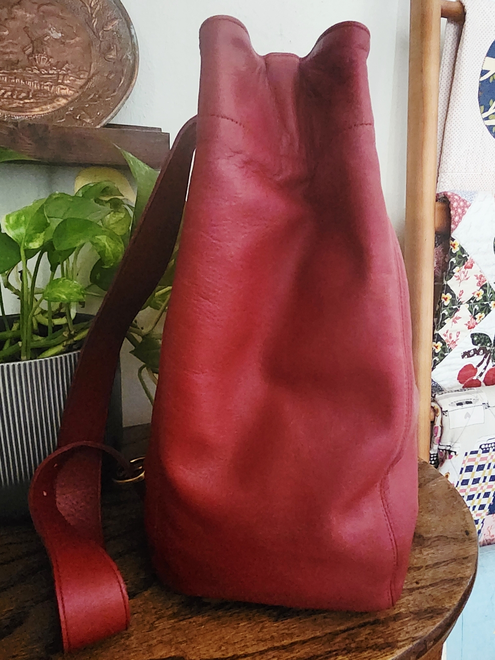 🍒 VINTAGE COACH SOHO SLING BUCKET BAG - Picture 4 of 8